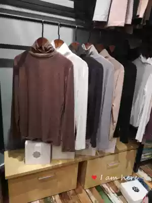 Pu Kuba 181 starry wool sweater high quality cashmere turnoff turtleneck pullover base shirt women's wild knitwear autumn