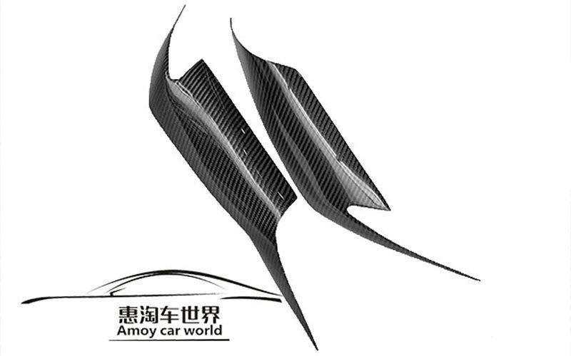 06-11CAMRY fiber lamp eyebrow CAMRY primer lamp eyebrow 6th generation CAMRY carbon fiber lamp eyebrow
