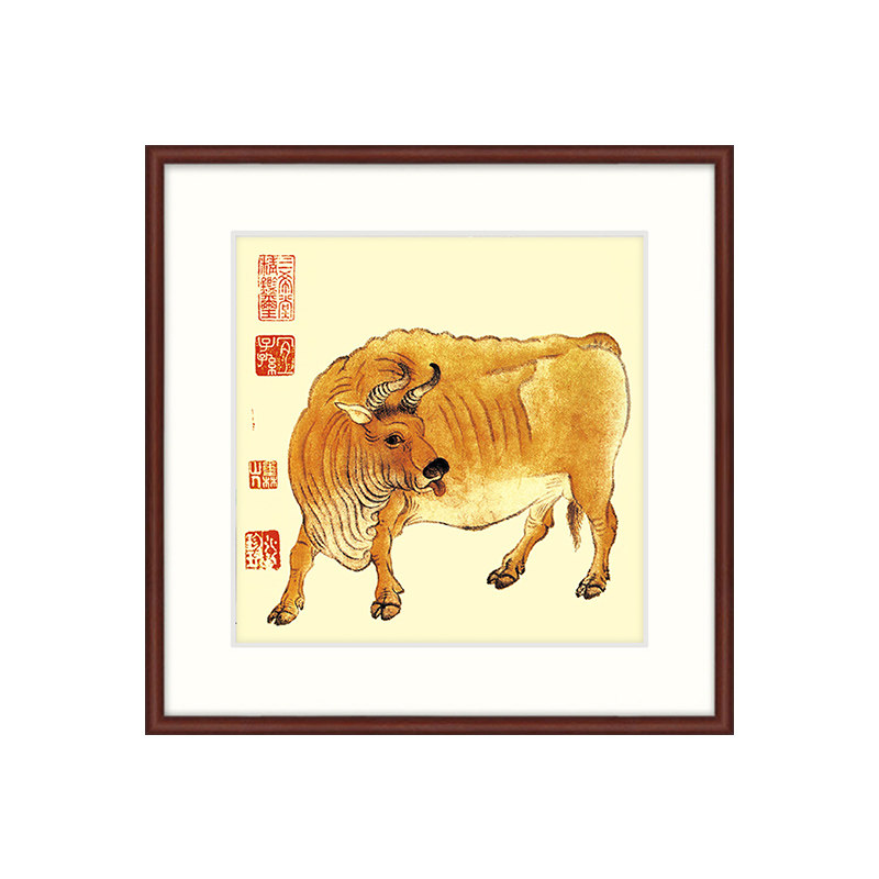 五牛图的寓意你知道吗？中式挂画风水讲究- 种草笔记- 淘江湖