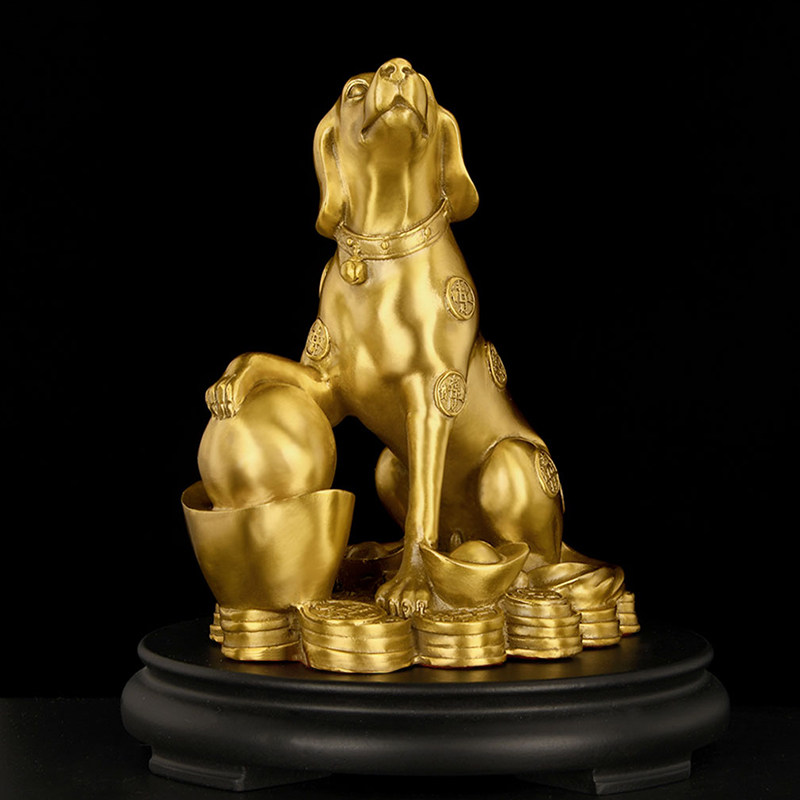 黄铜招财狗摆件的金属氧化原理与吉祥寓意解析🐕✨ - 种草笔记- 淘江湖