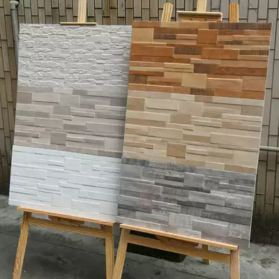 American cultural fossil exterior wall tiles 300600 background wall cultural tiles concave and convex tiles balcony courtyard antique wall tiles