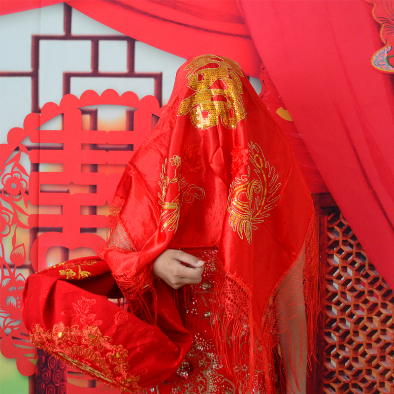结婚红盖头的来历,为什么结婚要有红盖头,红盖头雅称_大山谷图库