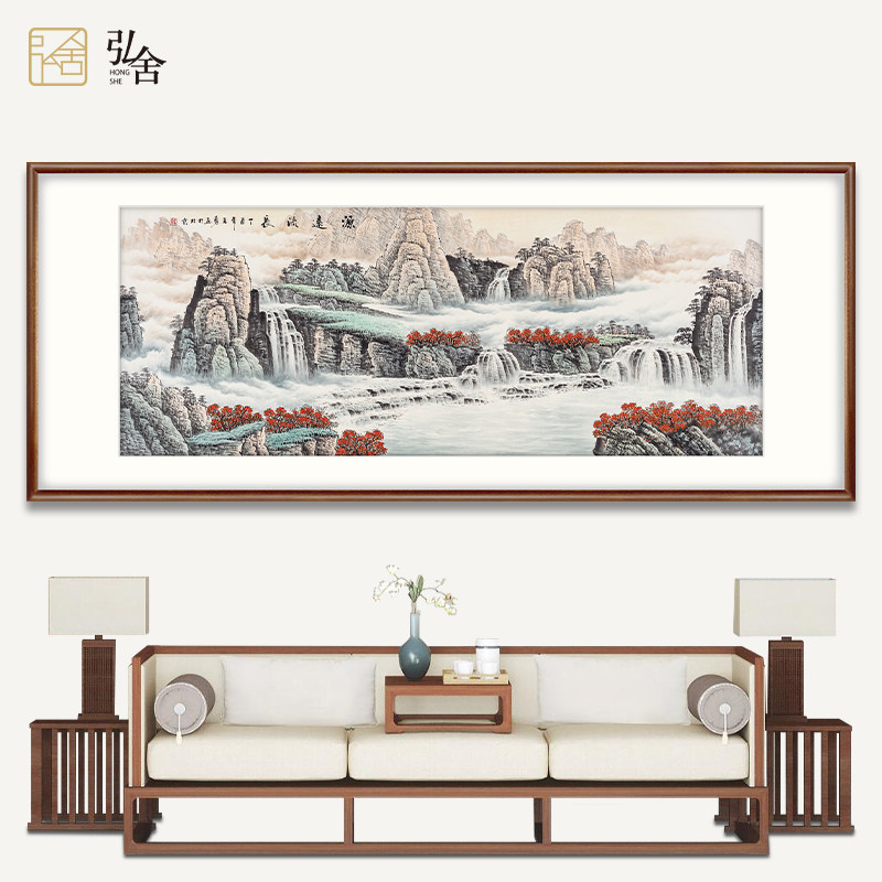 办公室挂画别乱选！3个细节让山水画瞬间提升空间气韵🌿 - 种草笔记- 淘江湖