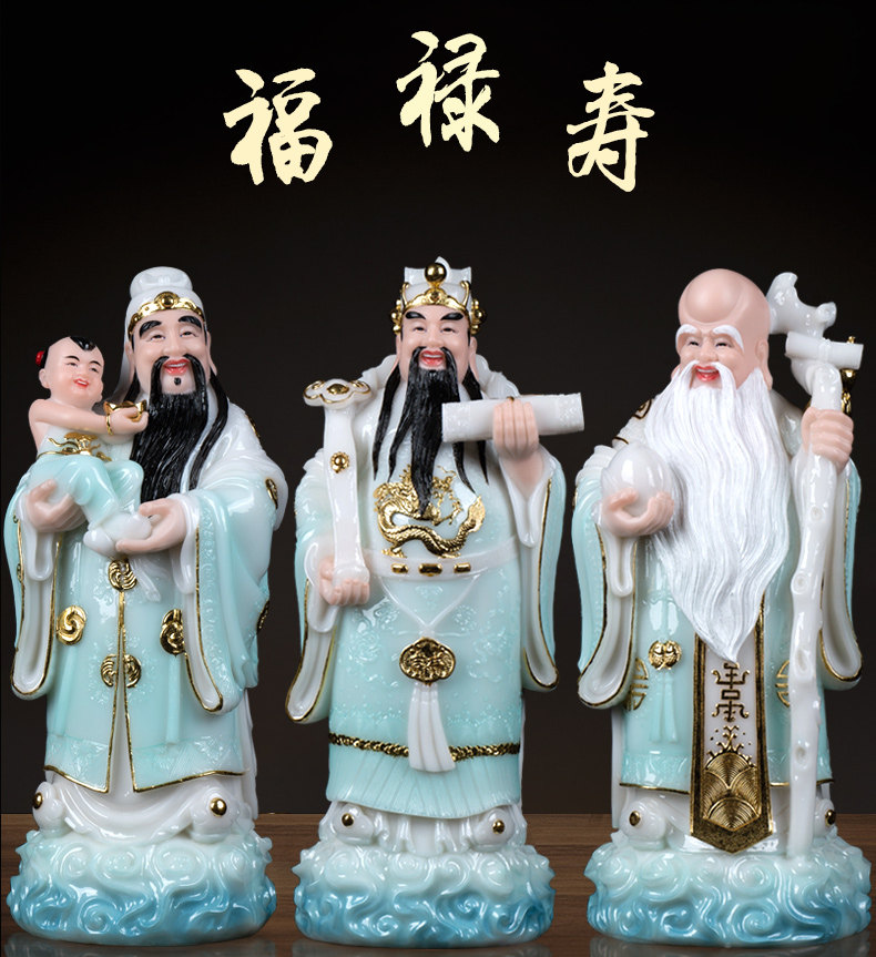 为什么汉白玉福禄寿摆件适合放在客厅？ - 种草笔记- 淘江湖