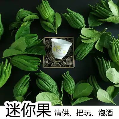 (Mini fruit) small bergamot play Green bergamot pick fresh Jinhua bergamot bergamot bergamot small green fruit