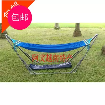 Hanging bed Outdoor swing Home office Home with bracket Indoor balcony Rocking bed Adult lunch break folding net bed