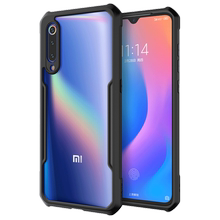 Xiaomi 9 mobile phone case ultra thin transparent Xiaomi 9se full bag air bag anti falling liquid silica gel