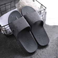 Men's bathroom slippers summer couple home soft bottom comfortable antiskid bath hollow