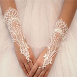 Fingerless Wedding Bridal Gloves