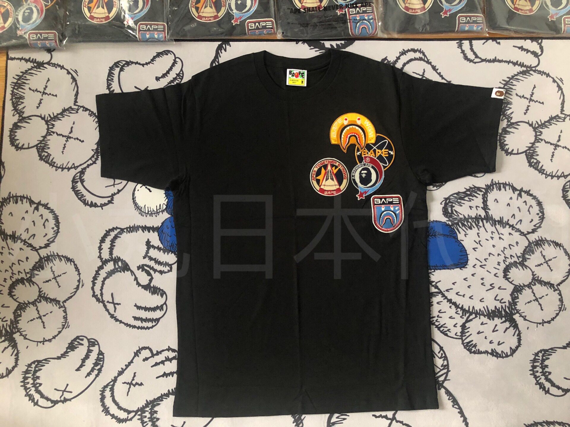 穿上这件Bape鲨鱼T恤我直接潮人附体！ - 种草笔记- 淘江湖