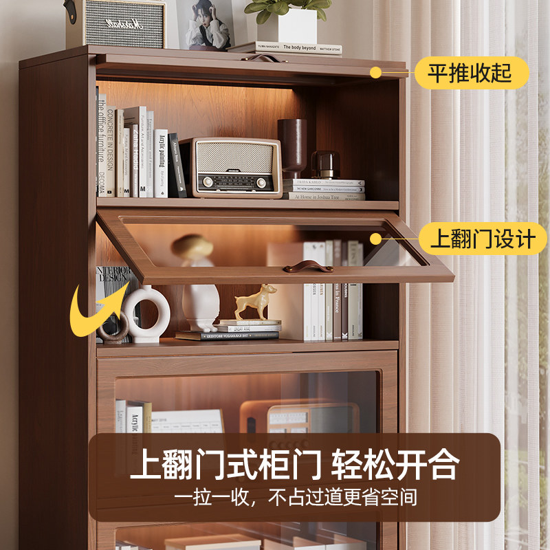 带门实木书柜这样选，整洁又护书📚 - 好物爆料 - 淘江湖