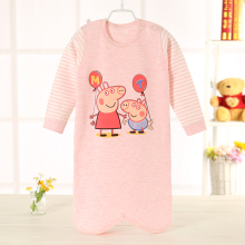 Children's Nightgown long sleeve baby's and girl's nightdress pure cotton baby's pajamas in spring and autumn and winter