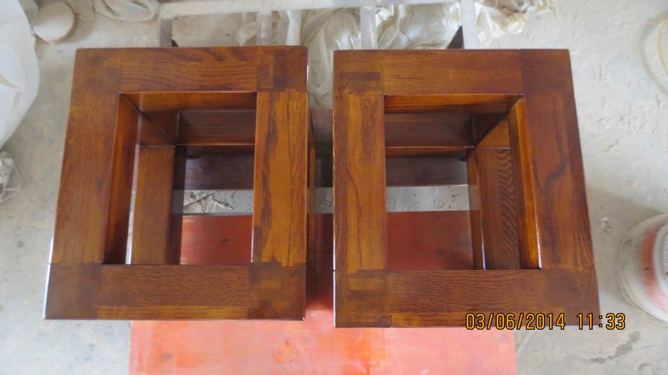 Pure solid wood speaker stands 