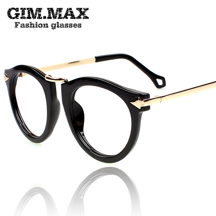 round rim glasses frames