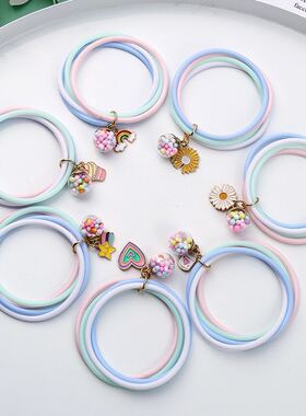 创意少女心夏季植物硅胶驱蚊手环