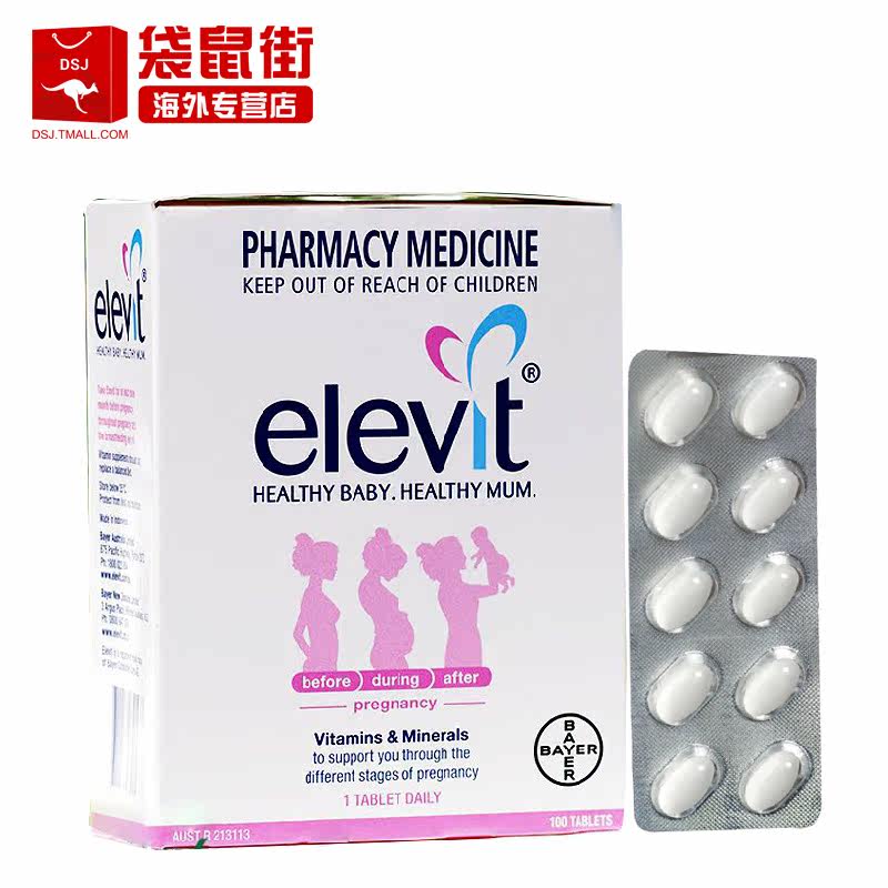 Elevit w/iodine tab 100s (9310160816245)
