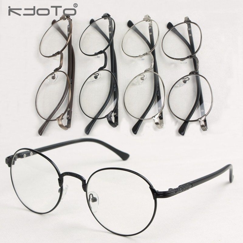 small round metal eyeglass frames