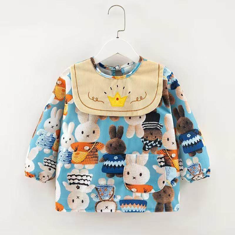 儿童罩衣宝宝吃饭外穿围兜秋冬洋气防水防脏男女护衣围裙婴儿穿衣,淘宝优惠券,粉丝福利购,淘宝优惠卷